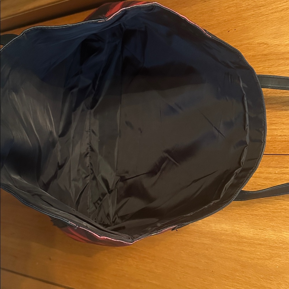 Victoria's Secret Red and Black Checkered Tote - Picture 7 of 10
